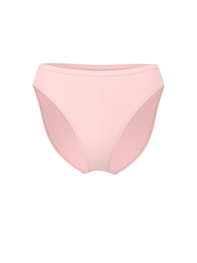 Stretch Cotton High-Leg Brief Panty