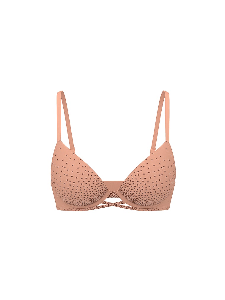 Sparkle Crystal Shine Cradle Push-Up Bra