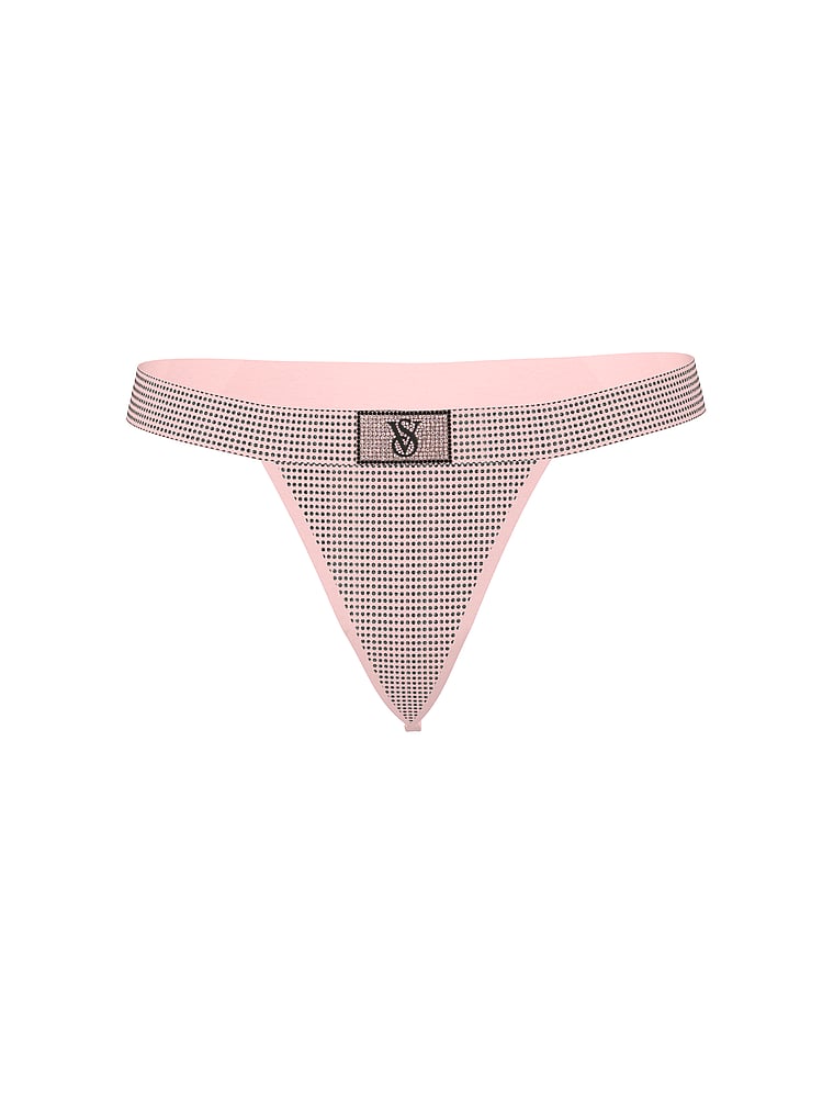 Shine Cotton V-String Panty