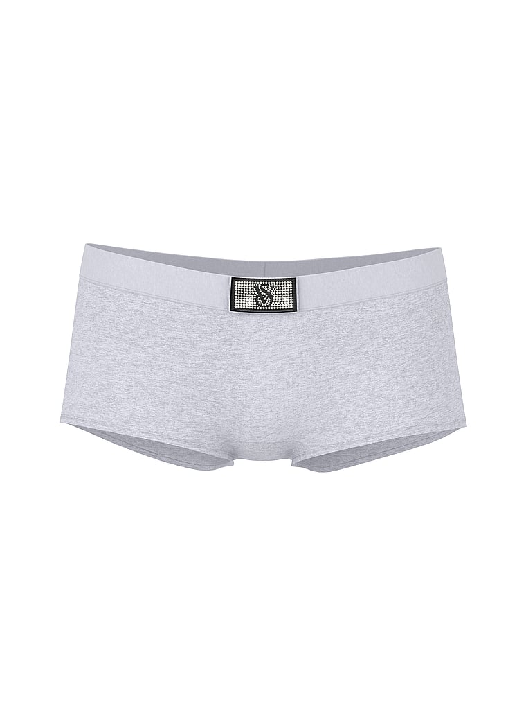 Logo Cotton Shine Patch Boyshort Panty