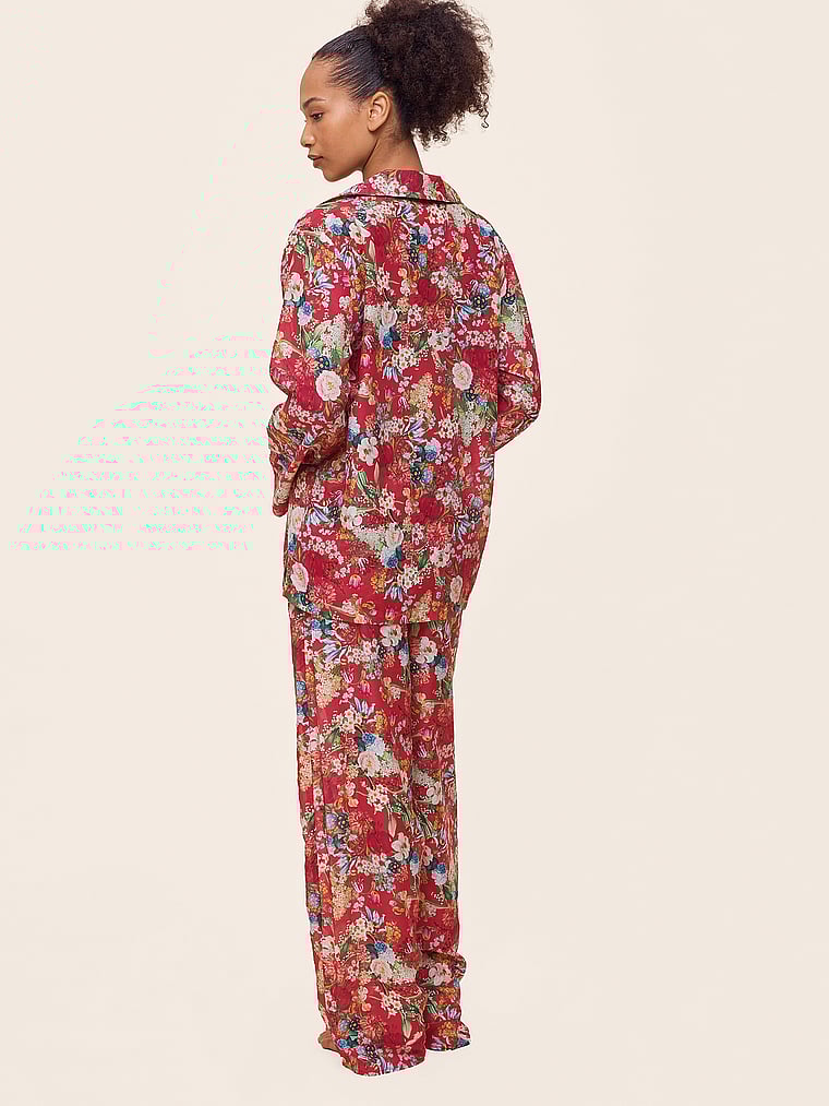 Holly Cotton Full-Length PJ Set