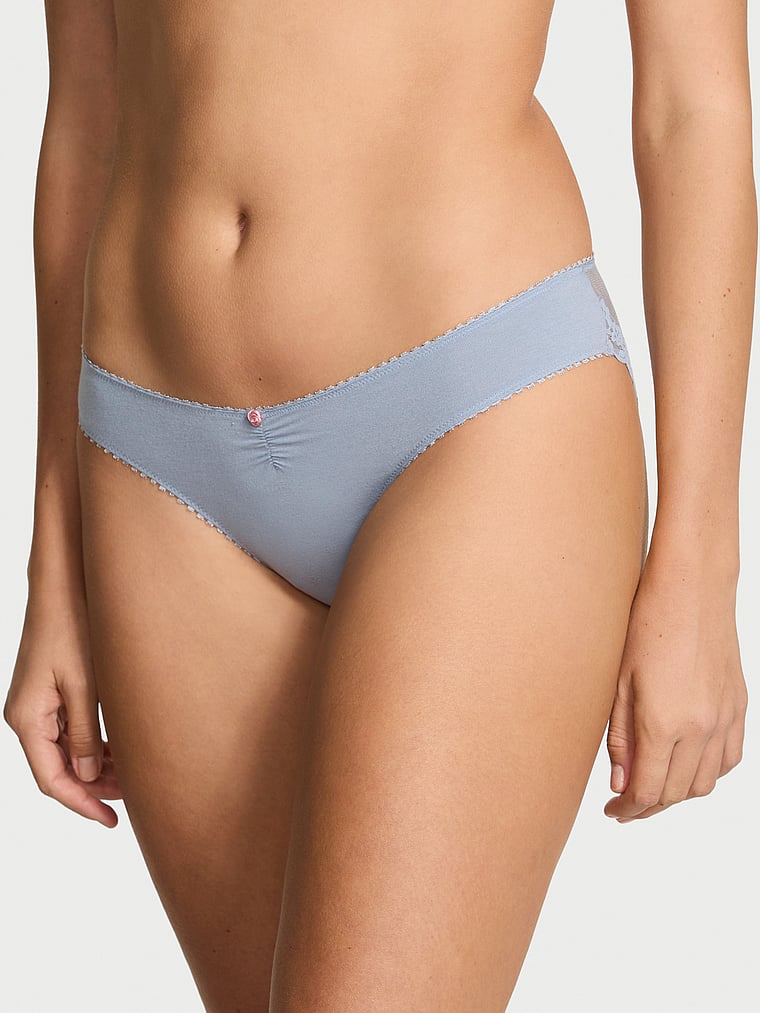 Stretch Cotton Sparkle Bikini Panty