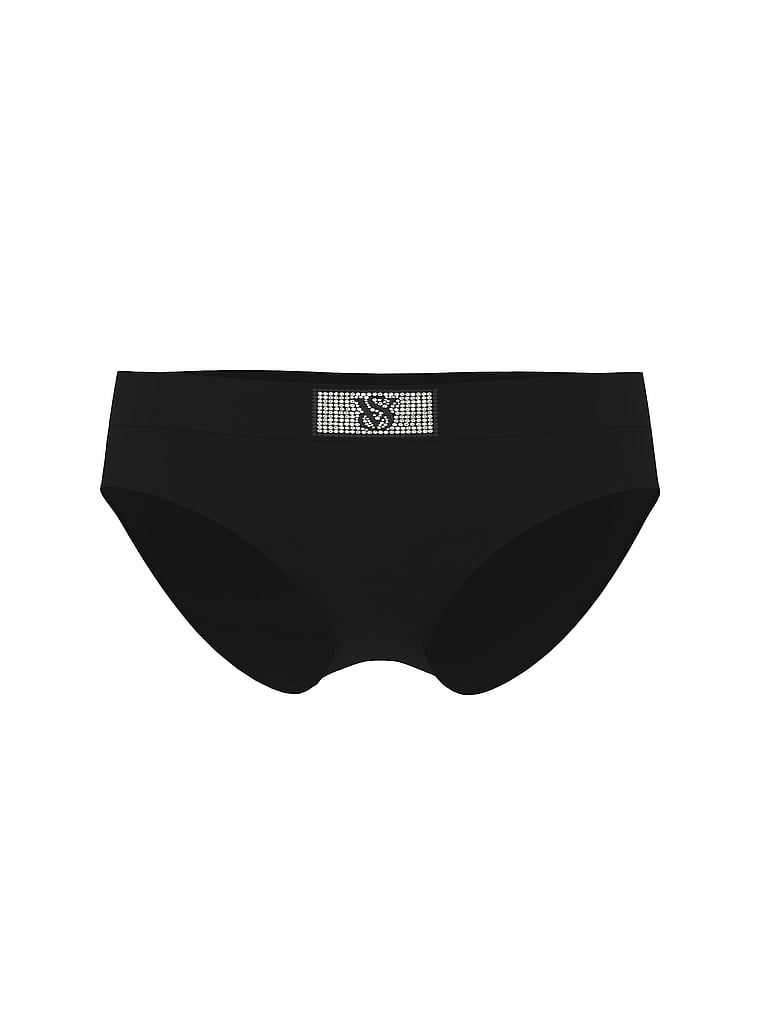 Logo Cotton Shine Patch Hiphugger Panty