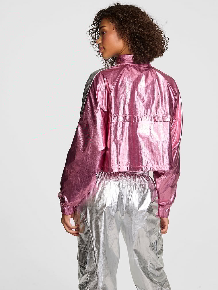 Metallic Cropped Jacket