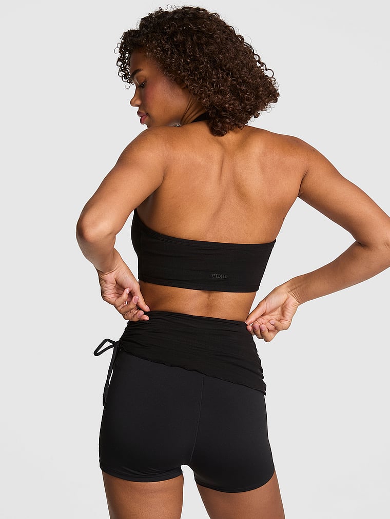 Relay Mesh Overlay 3” Bun Shorts