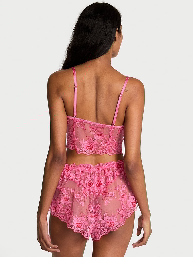 Rose Lace Cami & Shorts Set