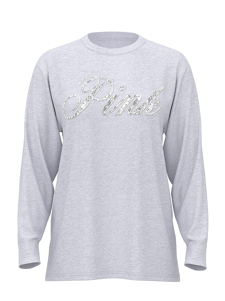 Campus Cotton Long-Sleeve Tee