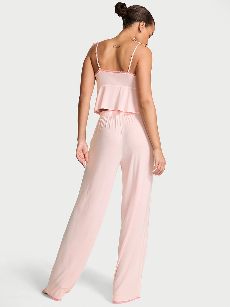 SoSoft™ Modal Bow Cami & Wide-Leg Pant Set