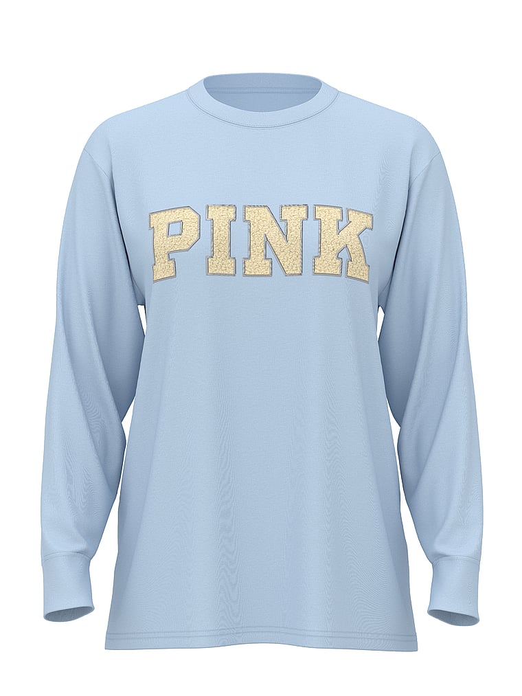 Campus Cotton Long-Sleeve Tee