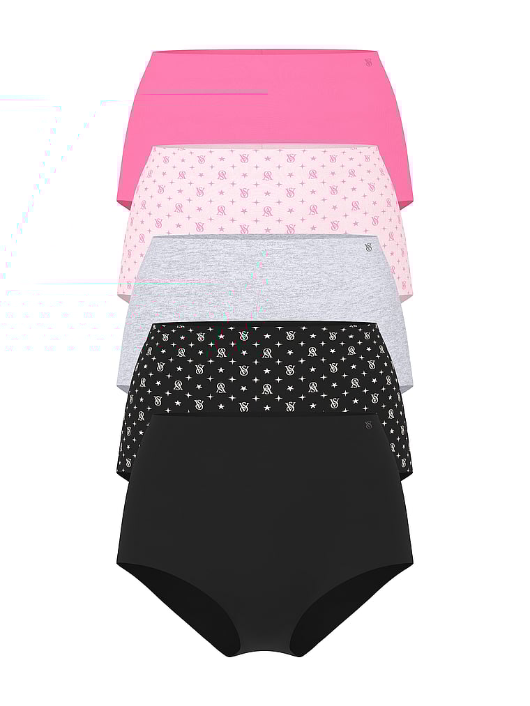 5-Pack No-Show Modern Brief Panties