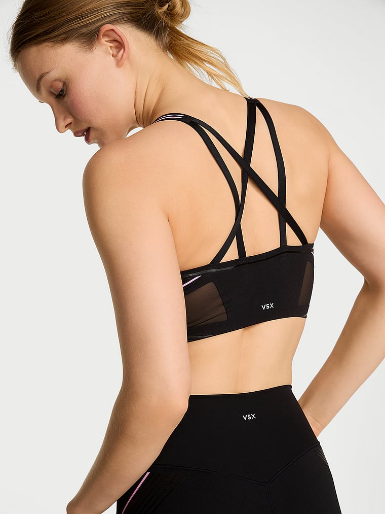 VSX Elevate™ Diamanté Flex Contours Plunge Sports Bra
