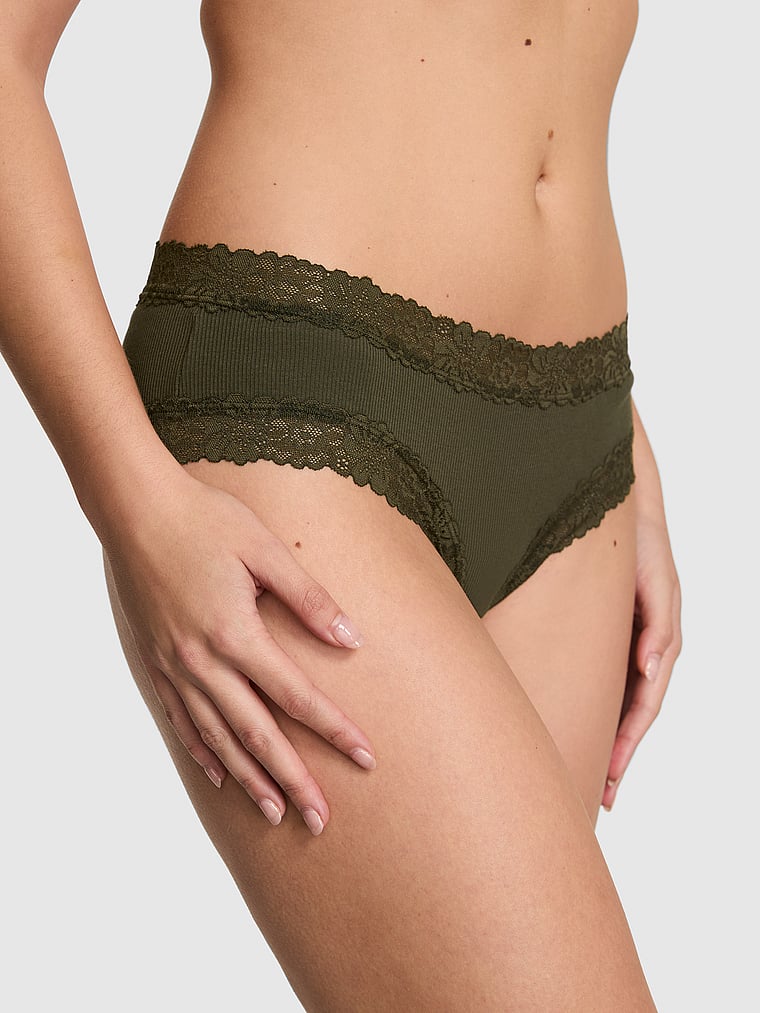 Wink Lace-Trim Cheeky Panty