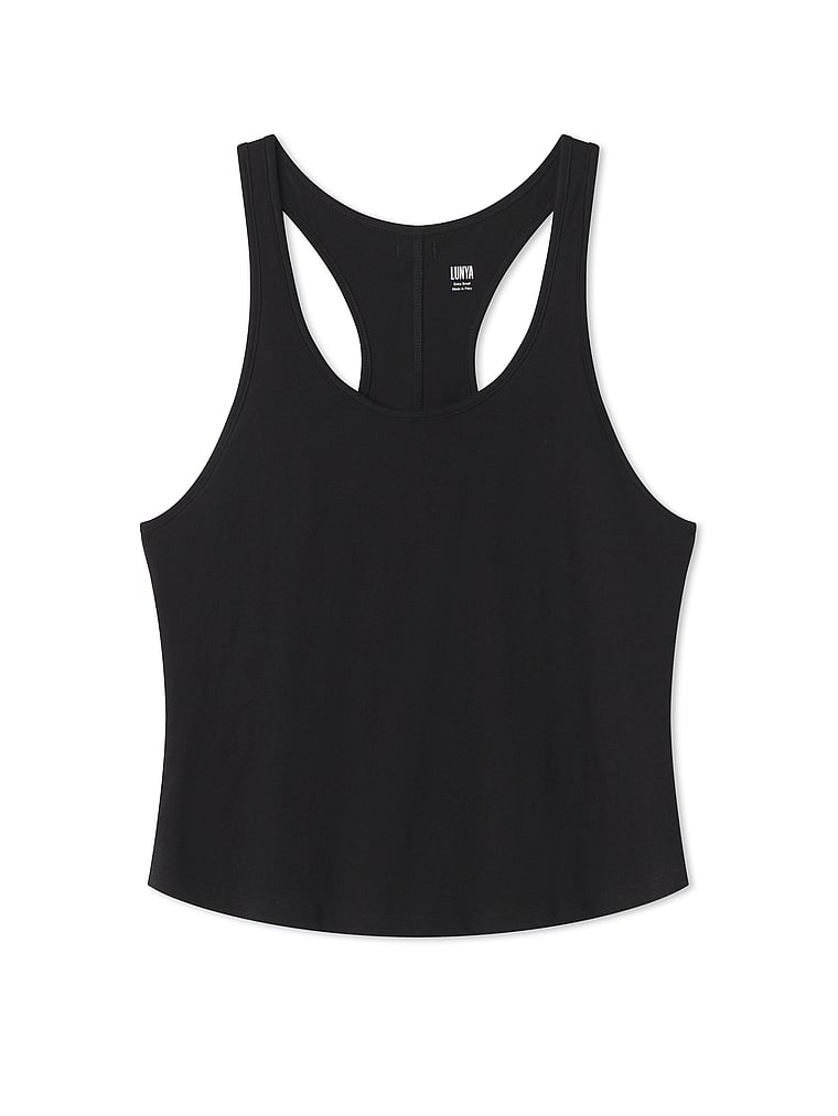 Organic Pima Curved Hem Tank