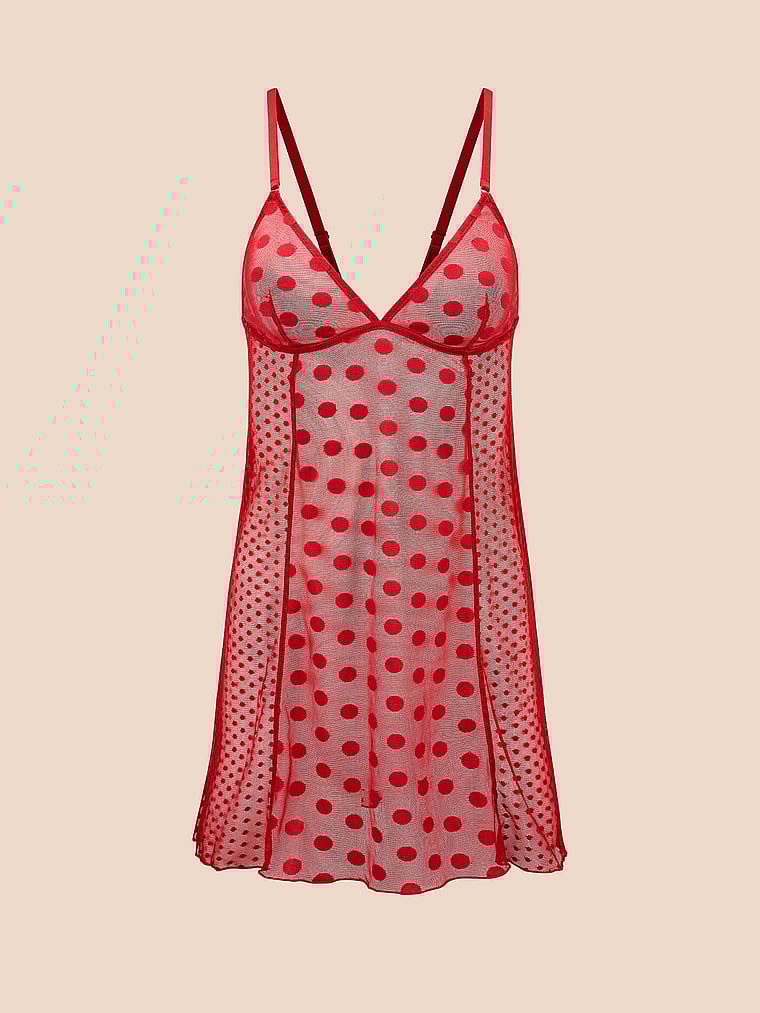 Victoria's Secret, Adore Me Nanette Slip, Rio Red, offModelFront, 3 of 3