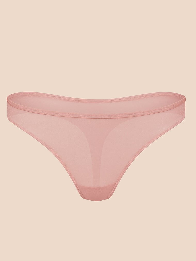 Victoria's Secret, Adore Me Hariette Thong Panty, Rose Smoke, offModelFront, 1 of 1