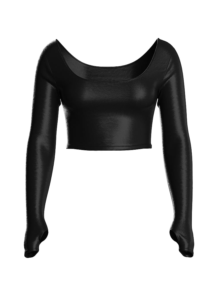 Relay Scoop Long-Sleeve Top