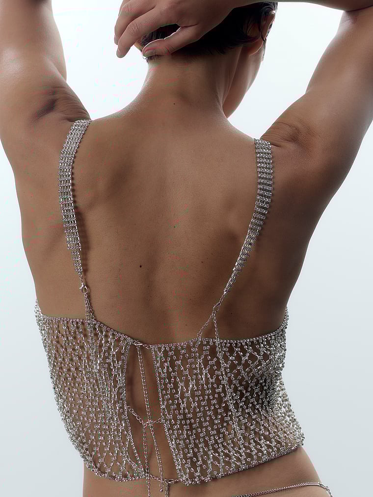 Elsa Sparkle Lattice Cami