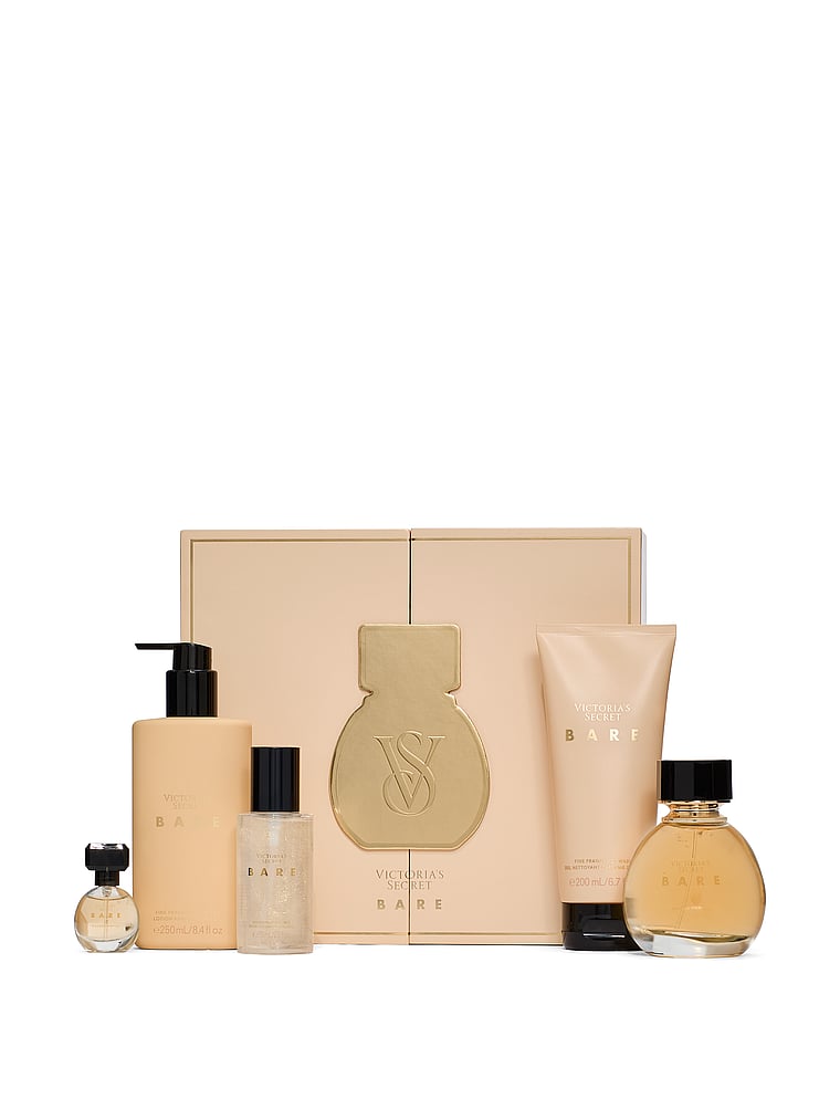 Victoria's Secret, Fine Fragrance Bare 5-Piece Fragrance Gift Set, Bare, onModelBack, 2 of 3