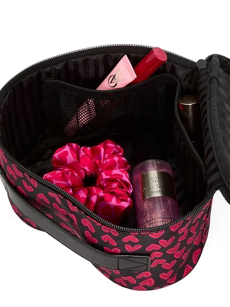 Heart Train Case Bag