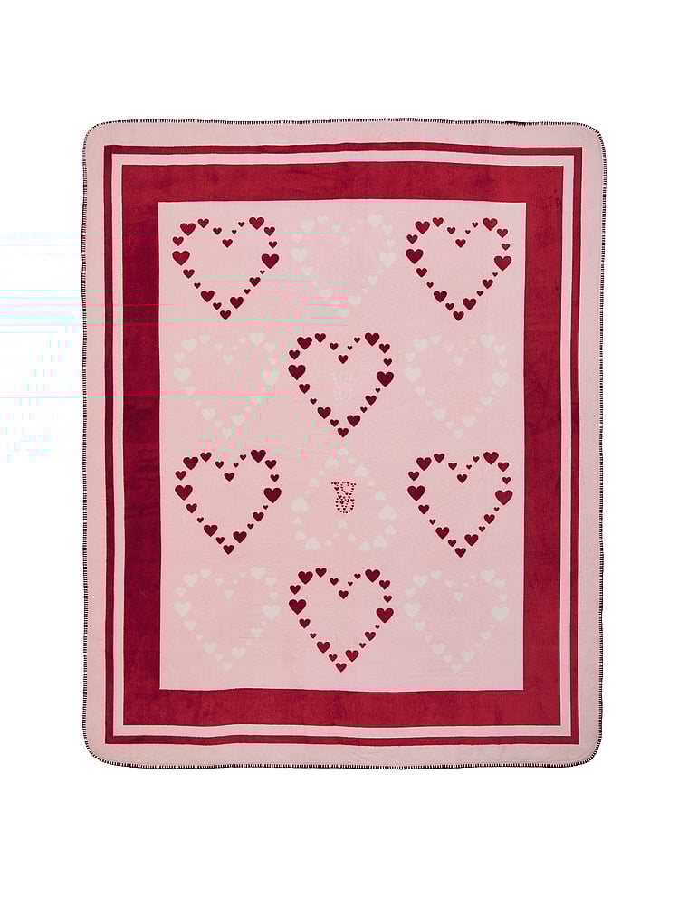 Victoria's Secret, Victoria's Secret Cozy-Fleece Blanket, Cozy-Fleece Blanket, offModelFront, 1 of 1