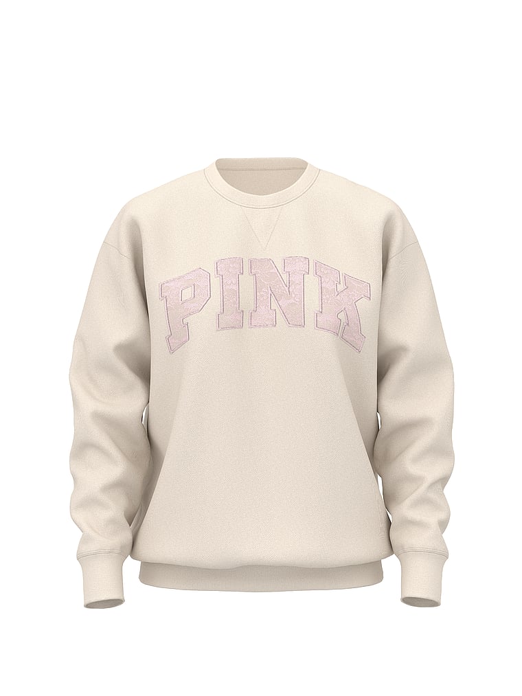 Ivy Fleece Oversized Crew Sweatshirt