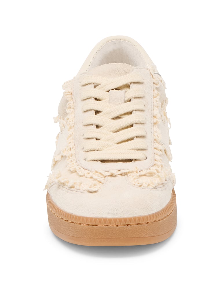 Dolce Vita Notice Lace Sneakers , Ivory Suede, onModelFront, 1 of 3