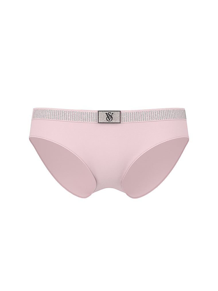 Shine-Waist Cotton Hiphugger Panty