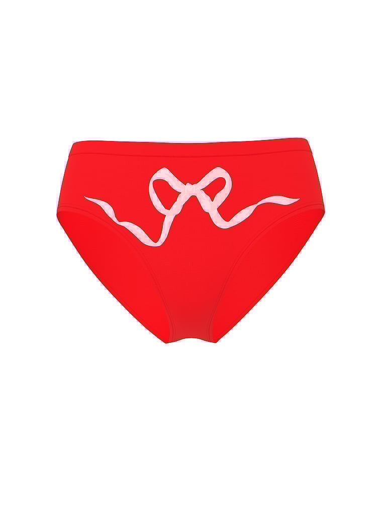 Seamless Eyelet High-Leg Brief Panty