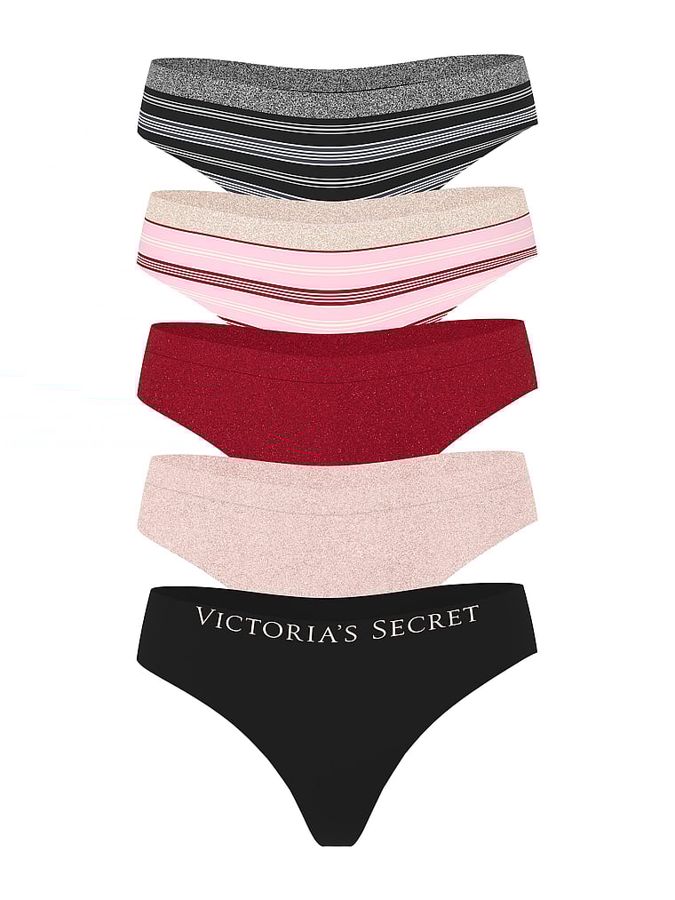 5-Pack Seamless Thong Panties