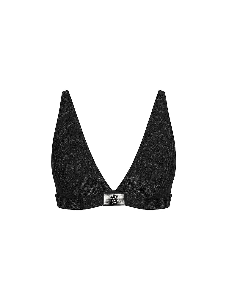Shine Cotton Wireless Plunge Bralette