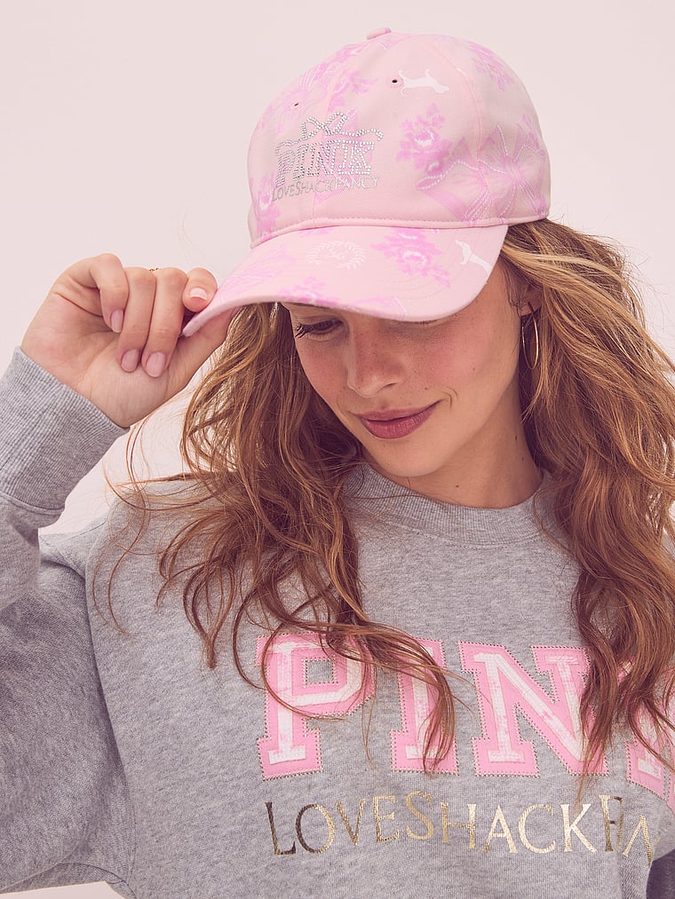 PINK x LoveShackFancy Baseball Hat