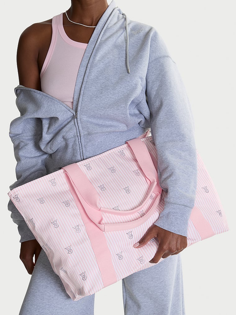 Victoria's Secret, Victoria's Secret Shine Tote Bag, Shine Tote Bag, offModelFront, 1 of 5