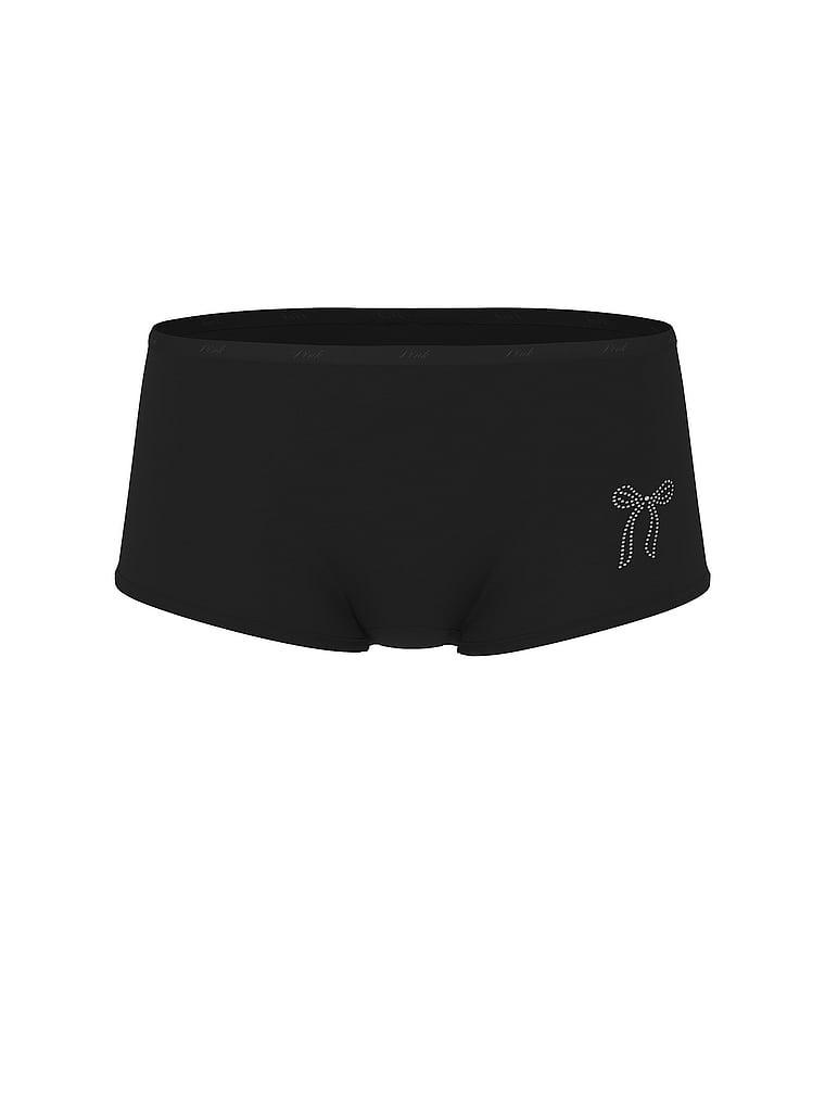 Logo Cotton Boyshort Panty