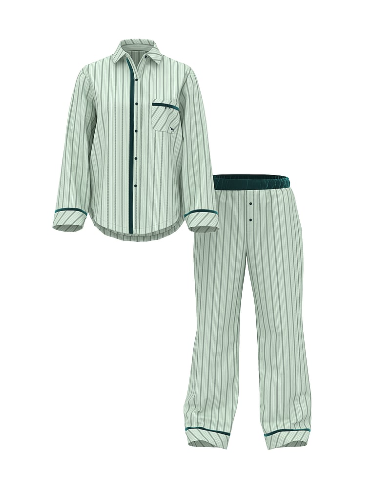 Flannel Long Pajama Set