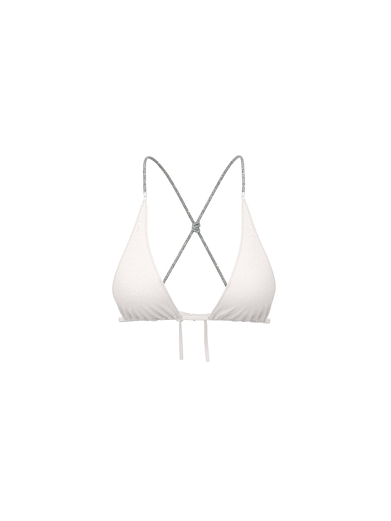 Shine Rope Triangle Bikini Top