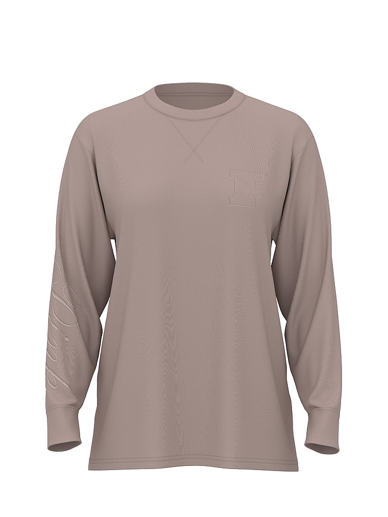 Campus Cotton Long-Sleeve Tee