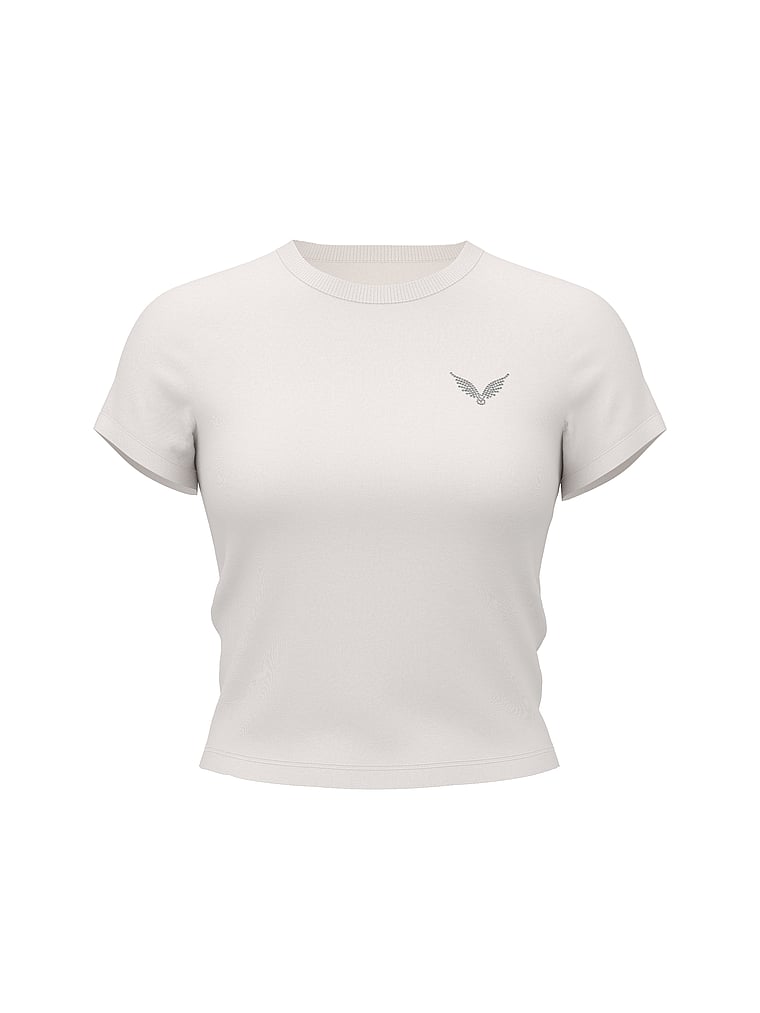 Stretch Cotton Fitted Tee