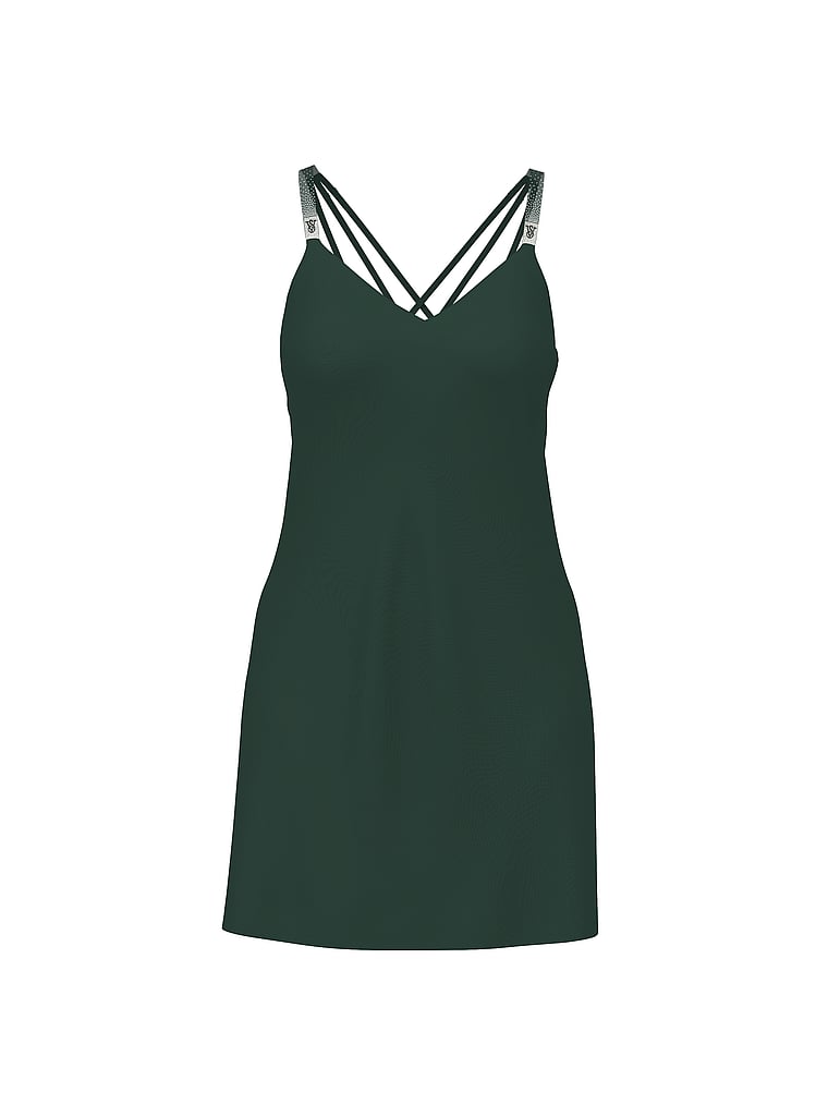 Shine Strap Satin Slip