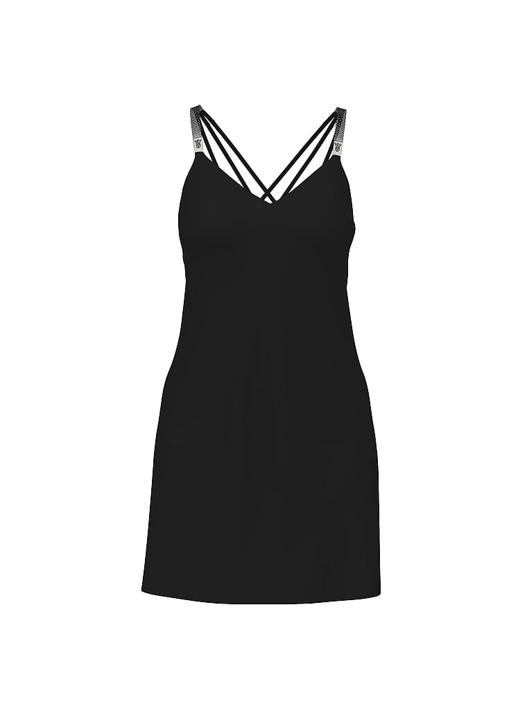 Shine Strap Satin Slip