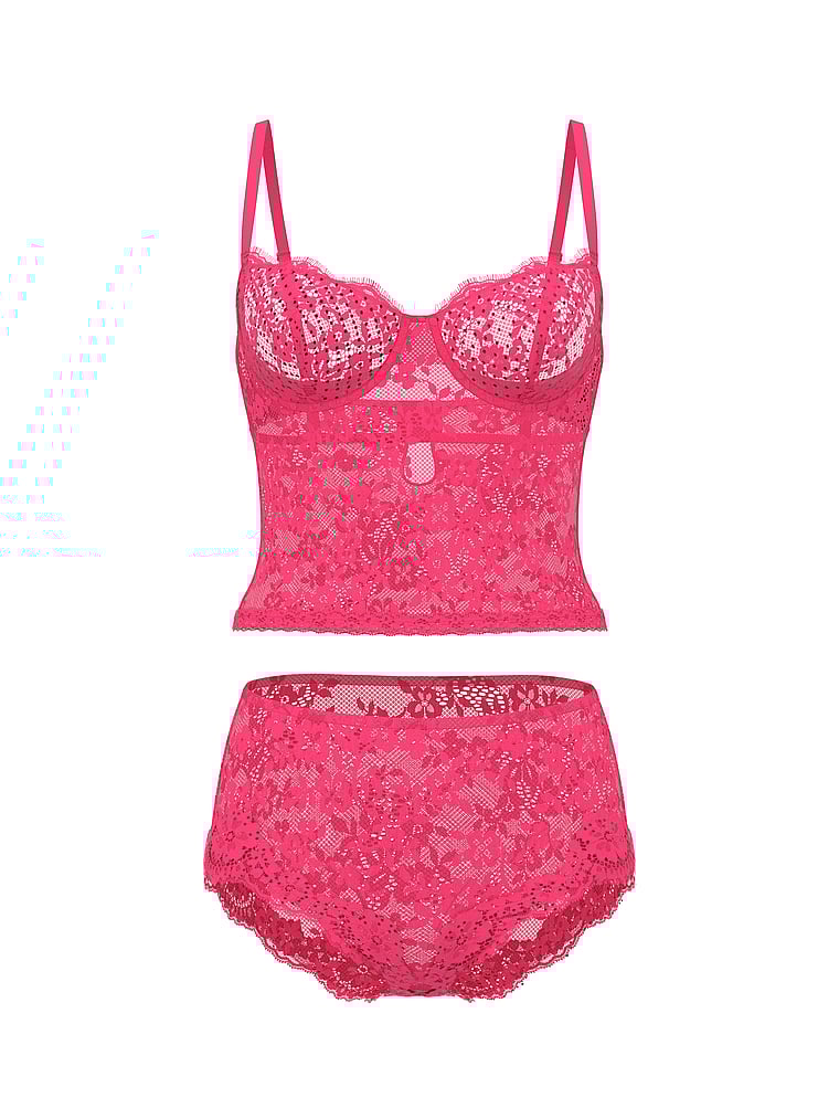Wicked Twinkle Lace Cami & Shortie Set