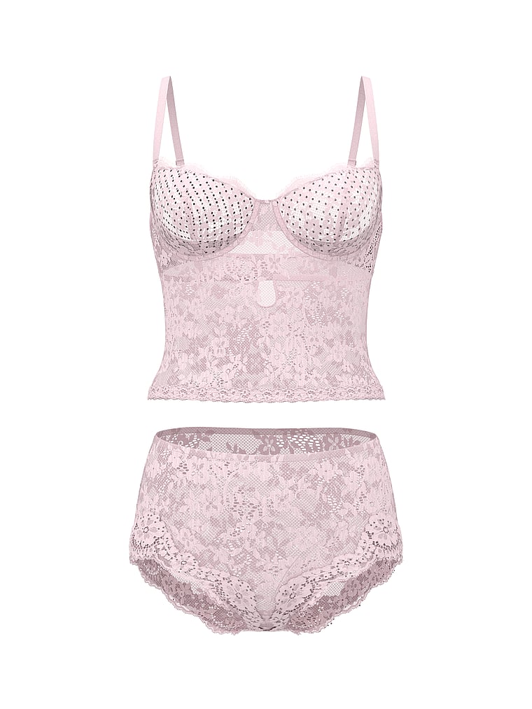 Wicked Twinkle Lace Cami & Shortie Set