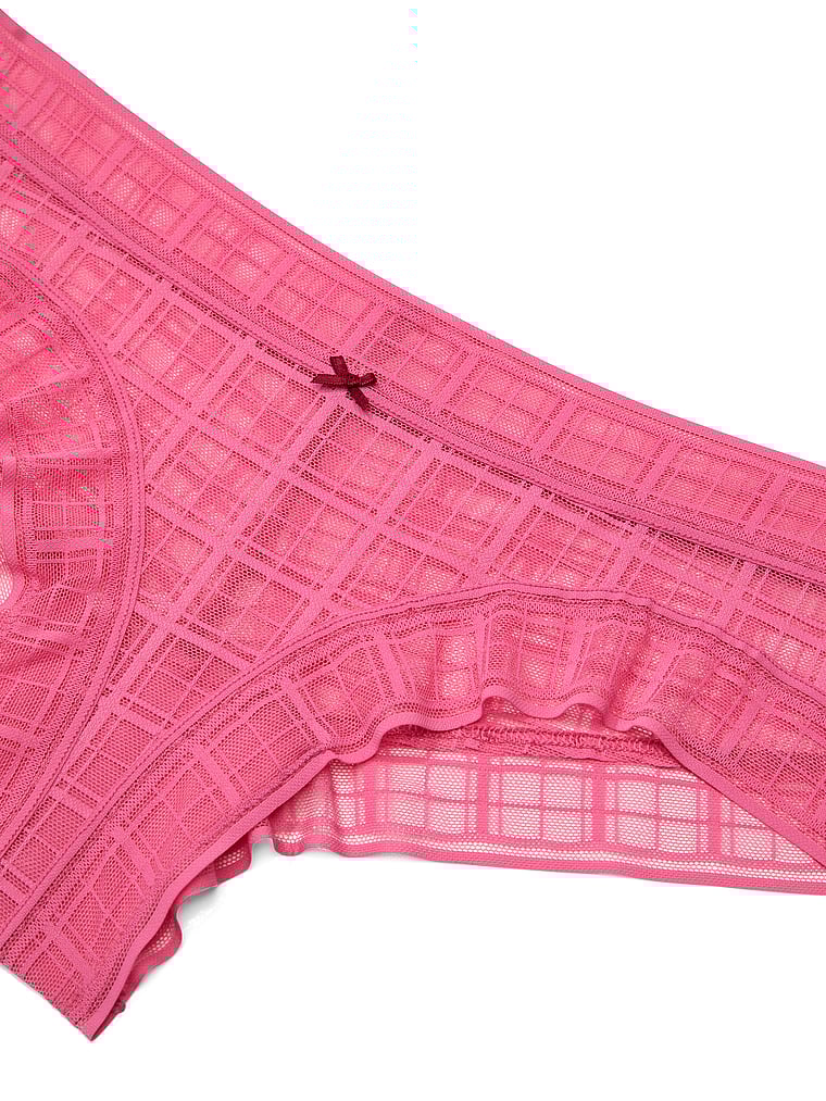 Plaid Lace Cheeky Panty