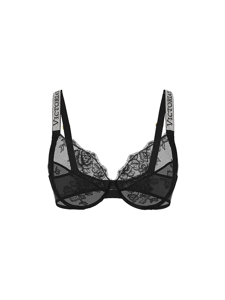 Fabulous by Victoria's Secret Shine Strap Lace Unlined Full-Cup Bra