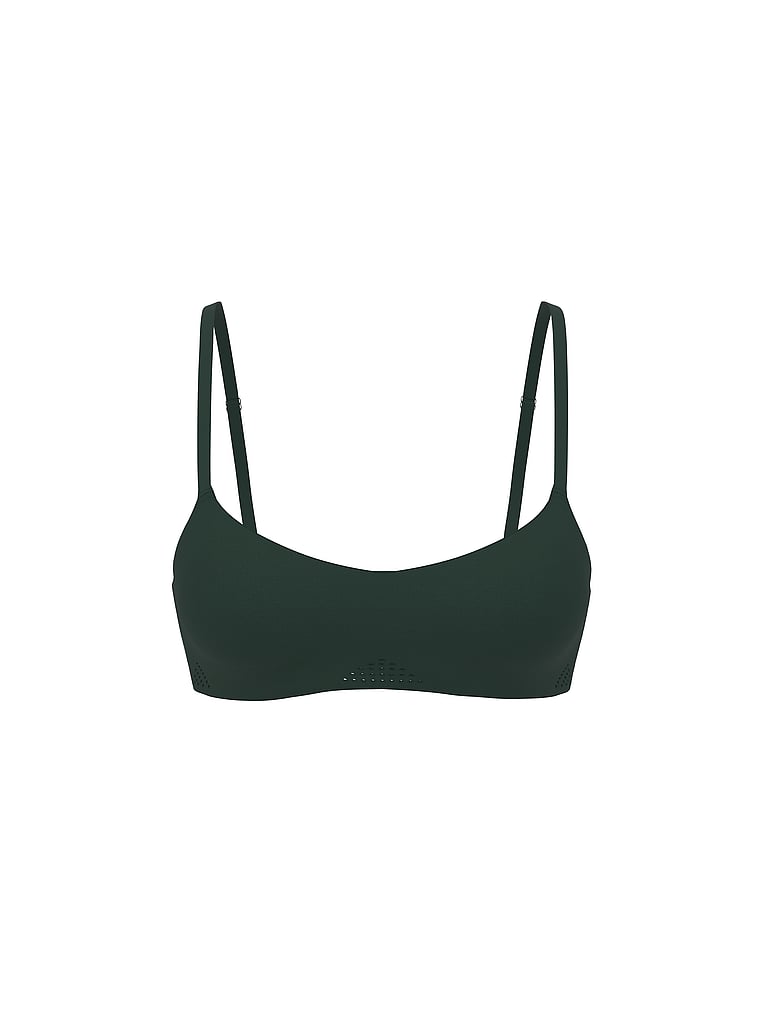 Victoria's Secret, VSX VSX Featherweight™ Light Balconette Sports Bra, Power Green, offModelFront, 2 of 4