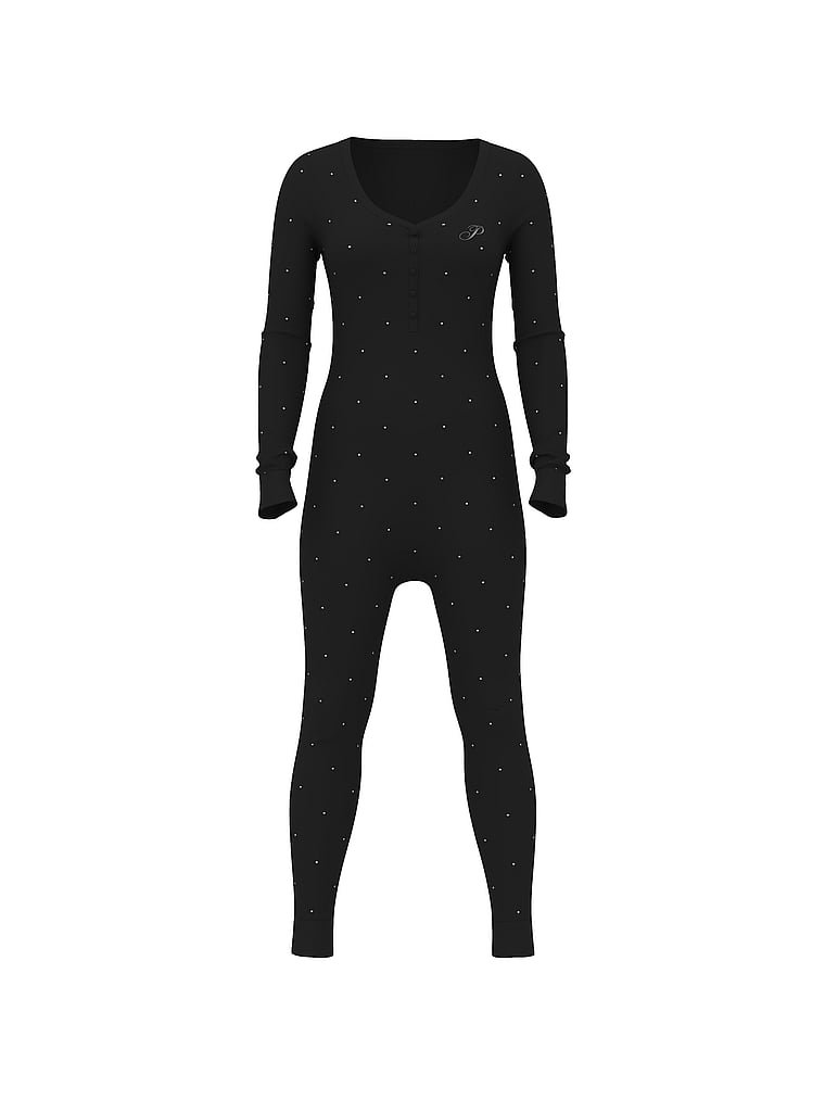 2-Piece Thermal Scrunchie & Long Onesie Set