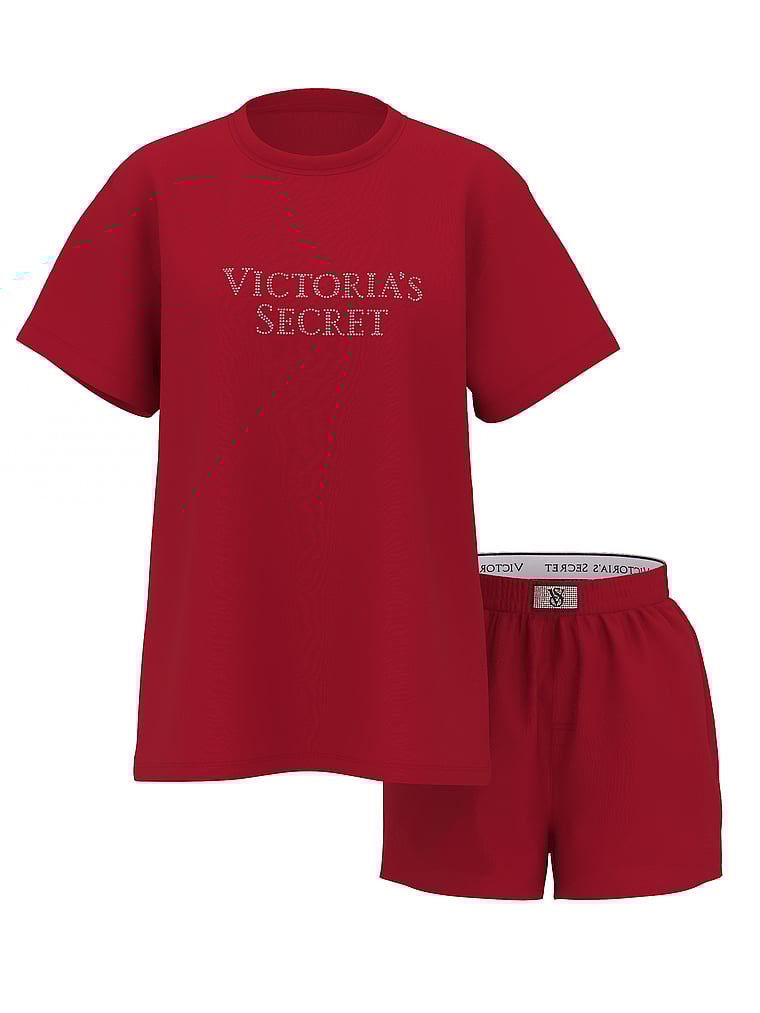 100% Cotton Shine Short Pajama Set