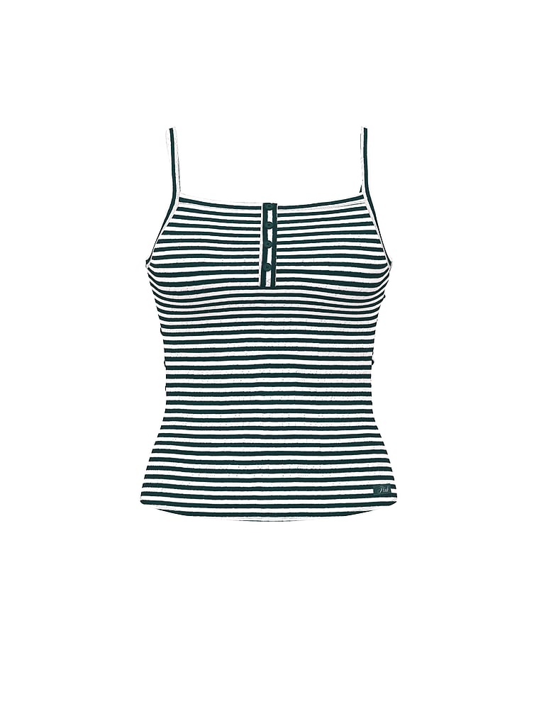 Pointelle Henley Cami