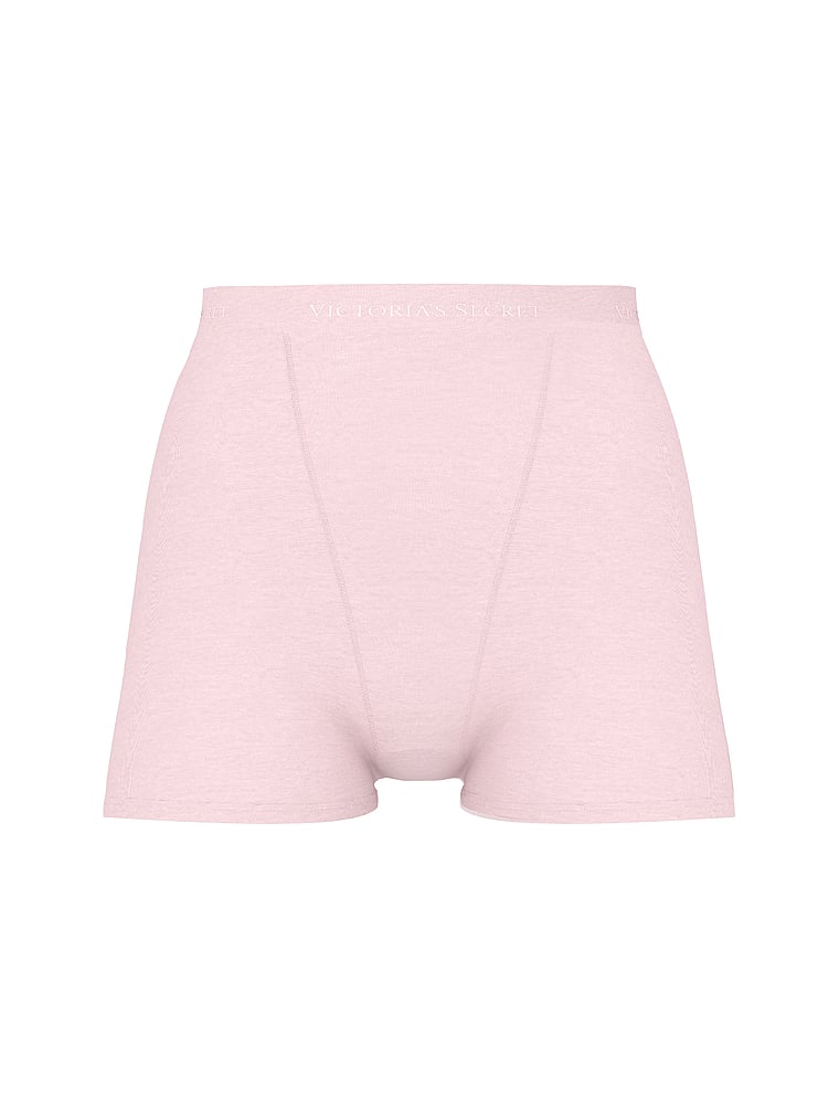 Ultra-Fine Modal Logo High-Waist Boyshort Panty