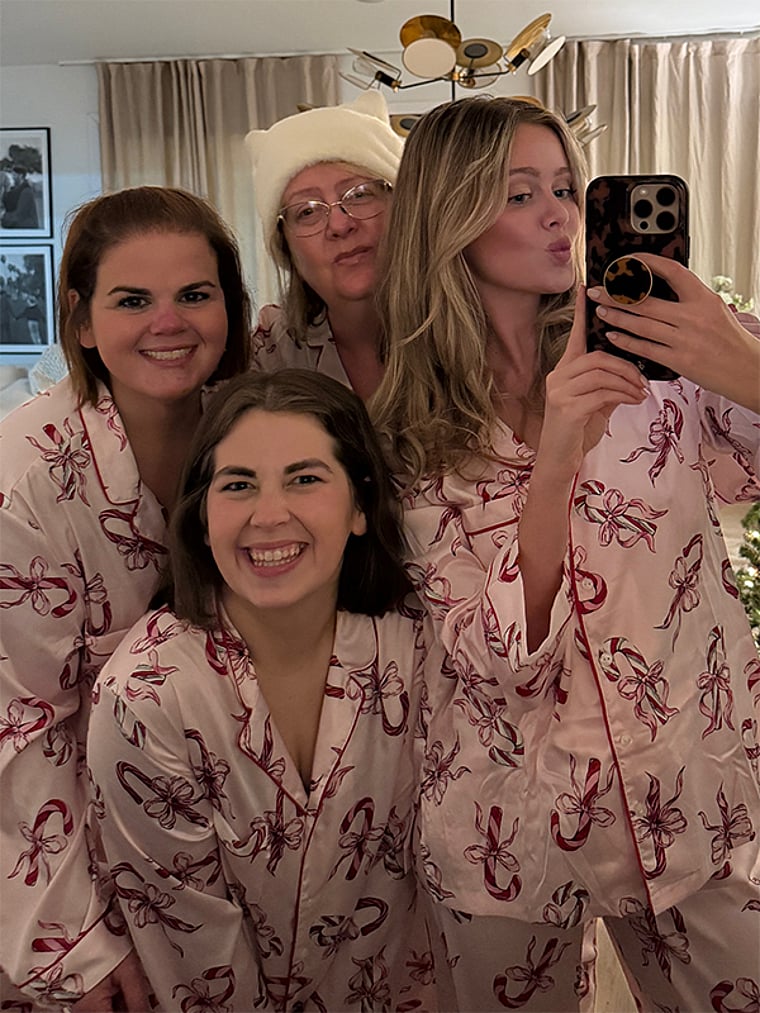 Glazed Satin Long Pajama Set