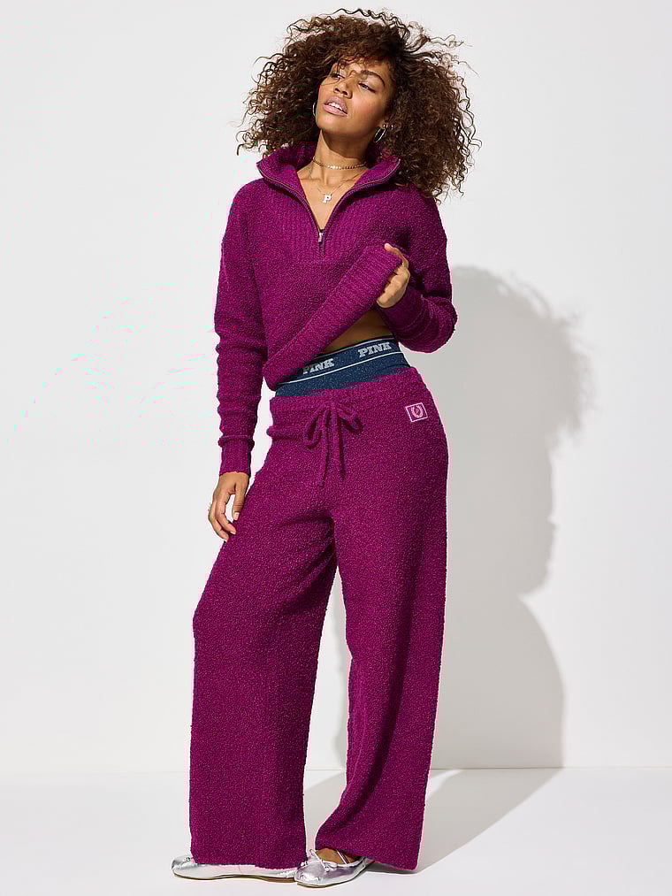 Cozy Bouclé Half-Zip Sweater